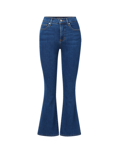 Veronica Beard | Carson Kick-Flare Jean in Bright Blue Bright Blue