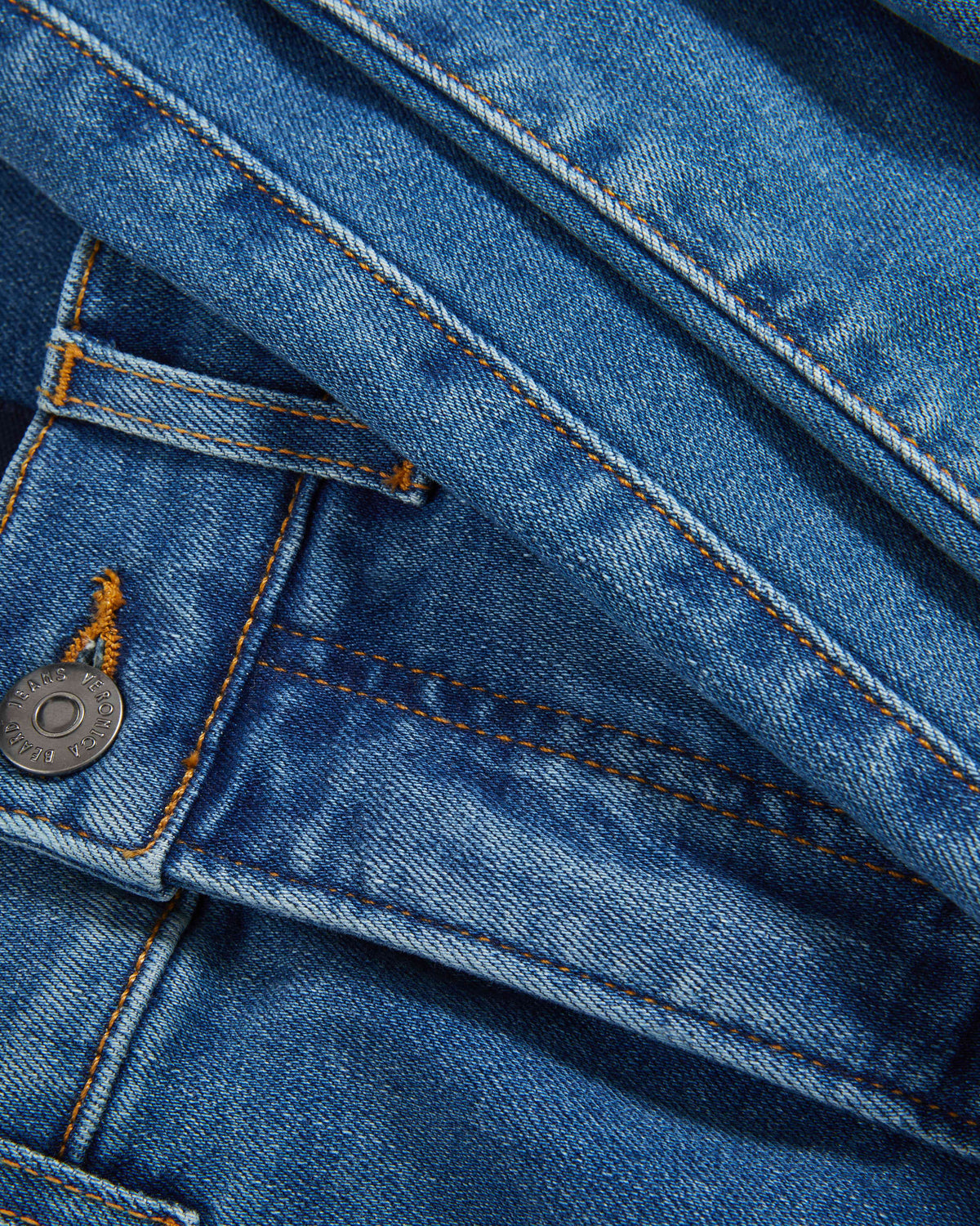 Veronica Beard | Beverly Mid-Rise Skinny-Flare Jeans in Light Blue Denim Bandit Dust Bandit Dust