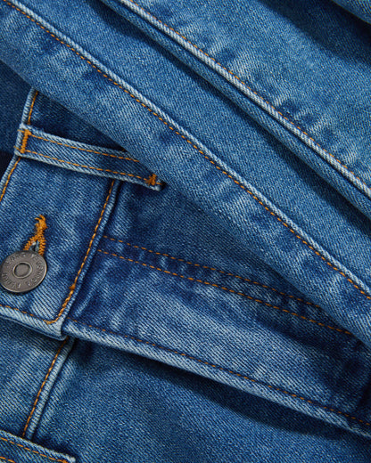 Veronica Beard | Beverly Mid-Rise Skinny-Flare Jeans in Light Blue Denim Bandit Dust Bandit Dust