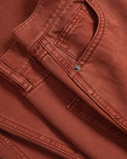 Veronica Beard | Kasey Wide-Leg Jean in Rust Rust