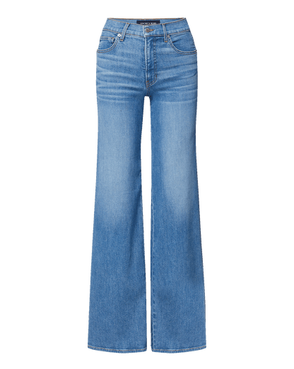 Veronica Beard | Taylor Mid-Rise Wide-Leg Jean in Globetrotter Globetrotter