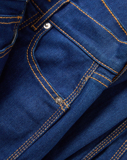 Veronica Beard | Crosbie Slim Wide-Leg Jean in Indigo Bright Blue Indigo Bright