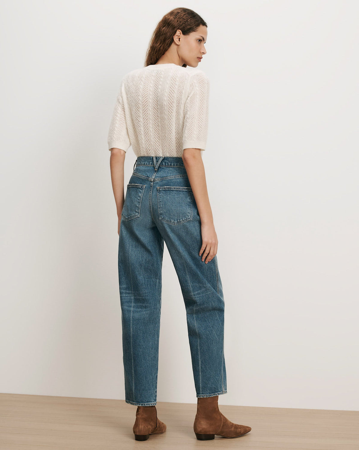 Veronica Beard | Harley Arc-Leg Jean in Blue Denim Memory Lane