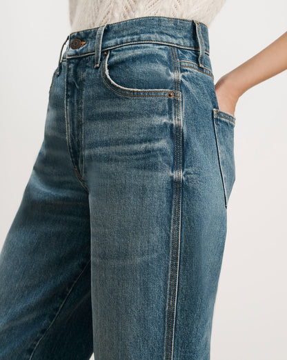 Veronica Beard | Harley Arc-Leg Jean in Blue Denim Memory Lane
