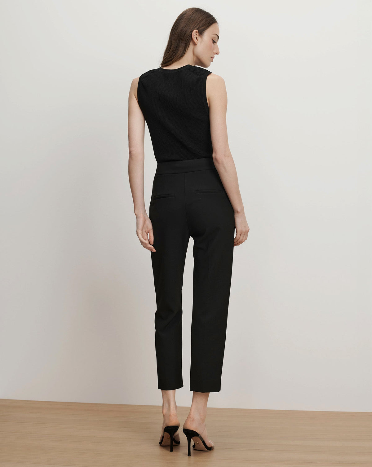 Veronica Beard | Sid Knit Tank Top in Black Black