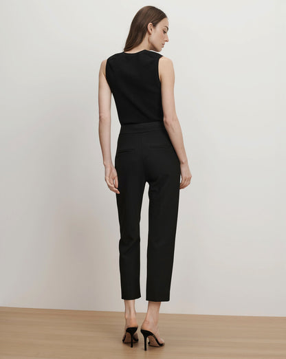 Veronica Beard | Sid Knit Tank Top in Black Black