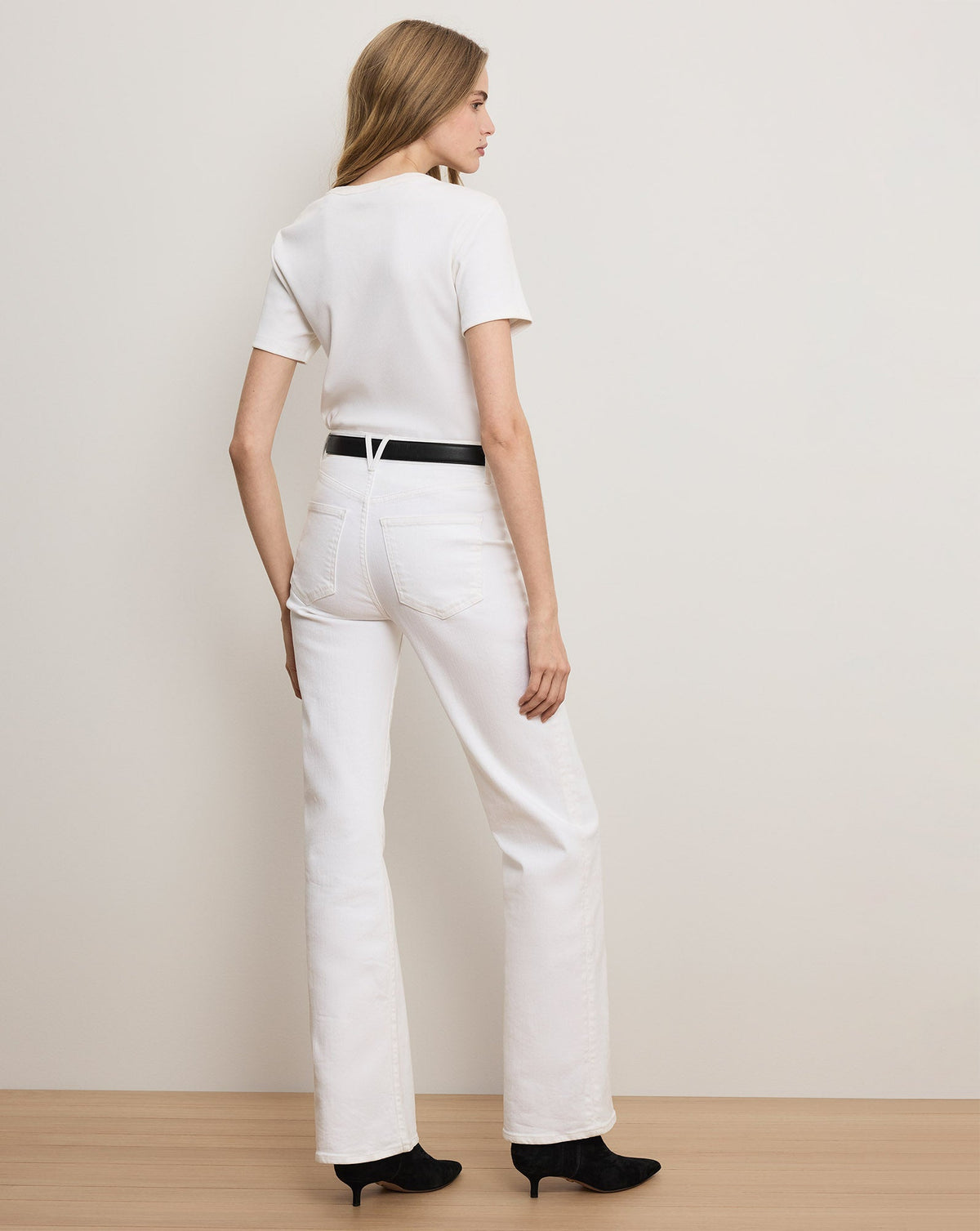Veronica Beard | Pruitt Ribbed Tee in White White