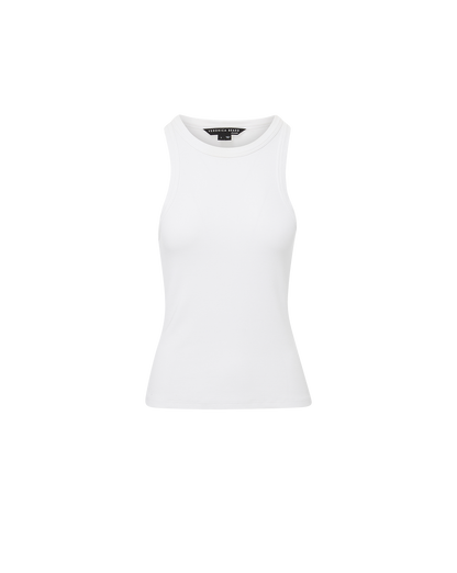 Veronica Beard | Jordyn Cropped Tank Top in White White