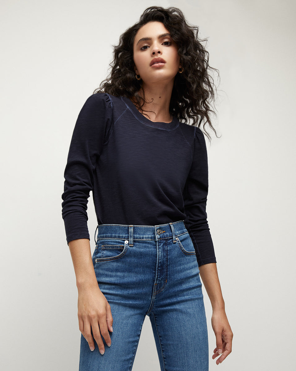 Veronica Beard | Mason Baseball Tee Navy