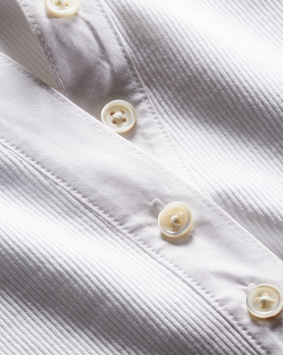 Veronica Beard | Kearney Button-Down Tee in White White