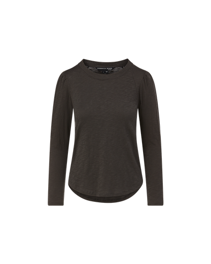 Veronica Beard | Mason Baseball Tee Charcoal