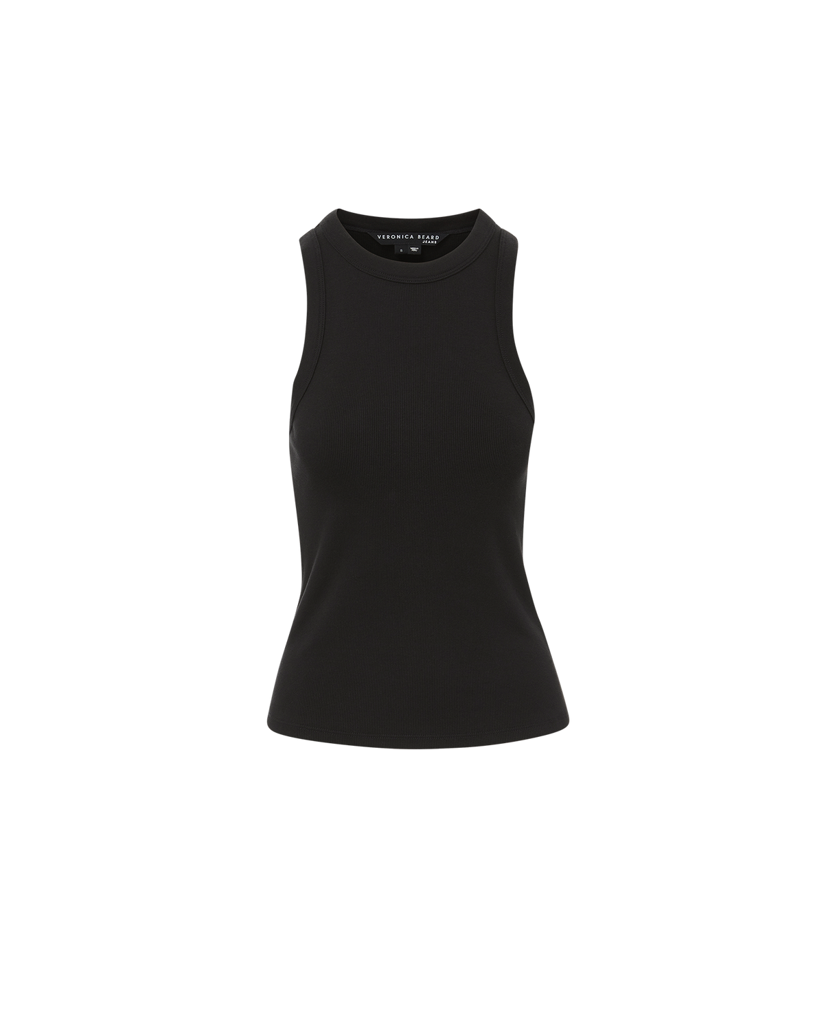 Veronica Beard | Jordyn Cropped Tank Top in Black Black