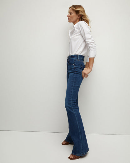 Veronica Beard | Amelia Cotton Button-Down Shirt in White White