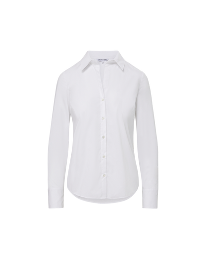 Veronica Beard | Amelia Cotton Button-Down Shirt in White White