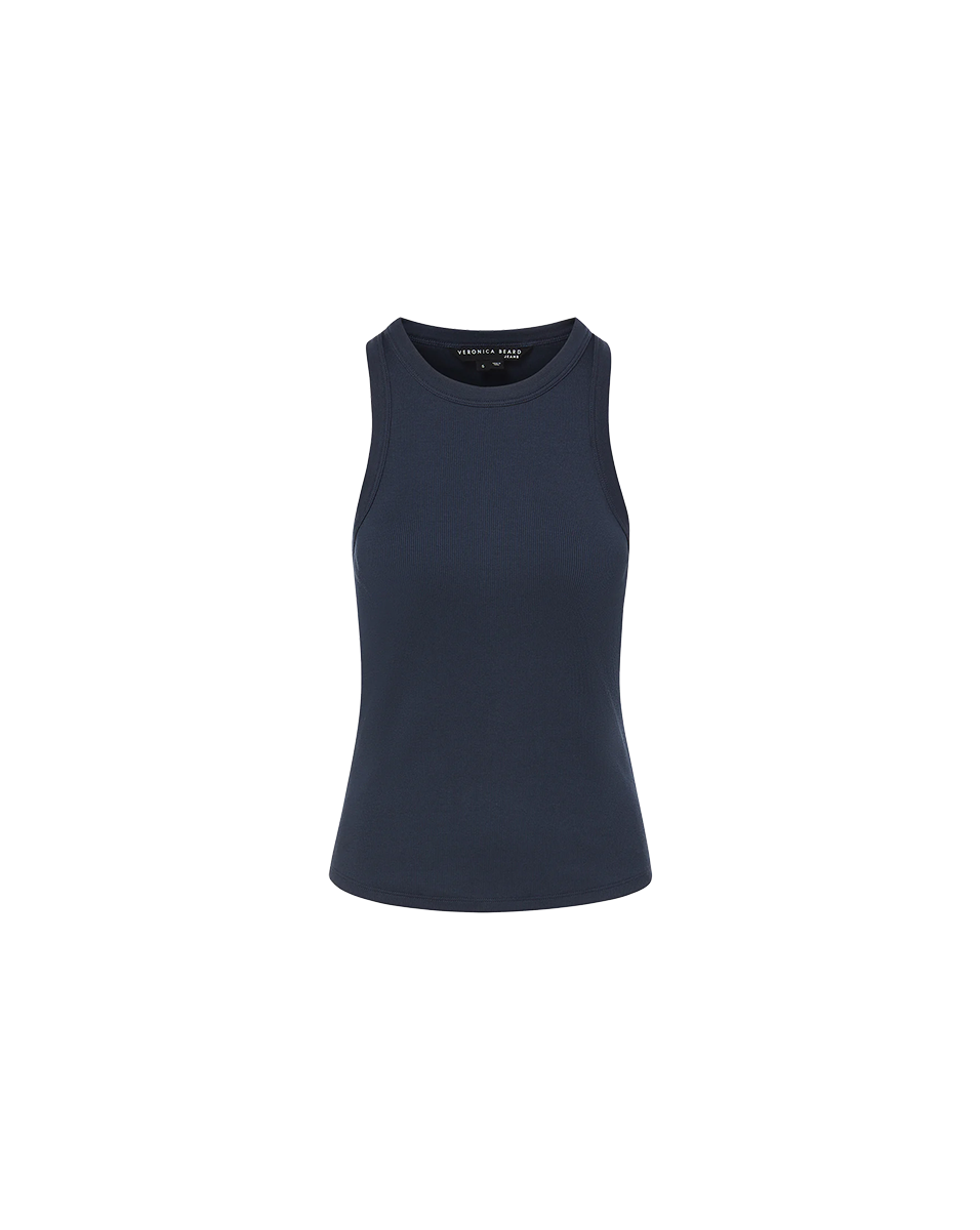 Veronica Beard | Jordyn Tank Top in Navy Navy
