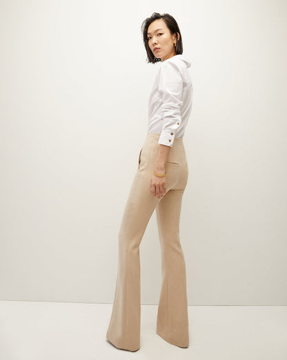 Veronica Beard | Libby Poplin Button-Down Shirt White