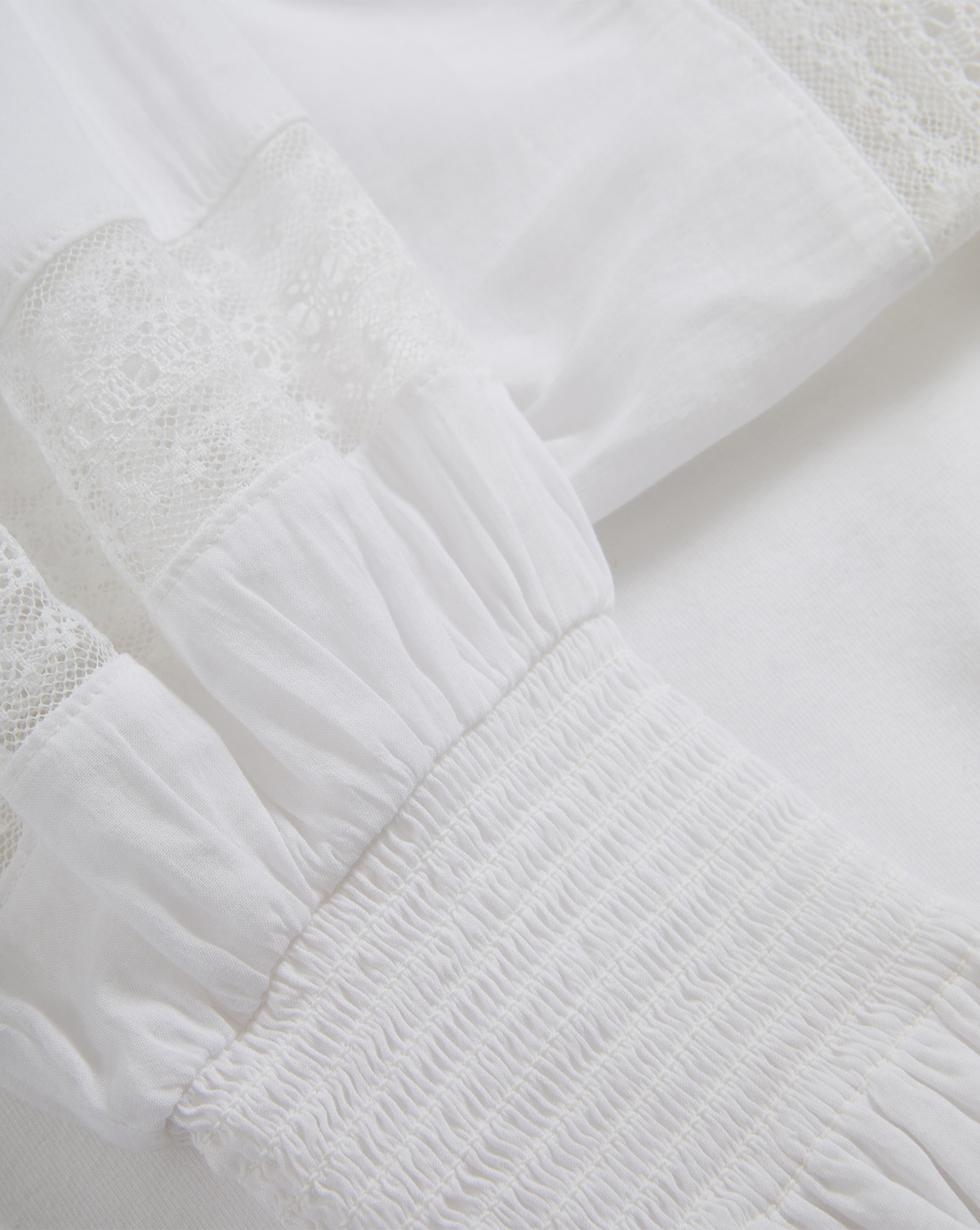 Veronica Beard | Bellamie Mixed Media Top in White White