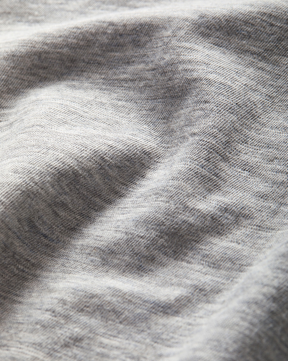 Veronica Beard | Waldorf Ruched-Sleeve Tee in Heather Grey Heather Grey