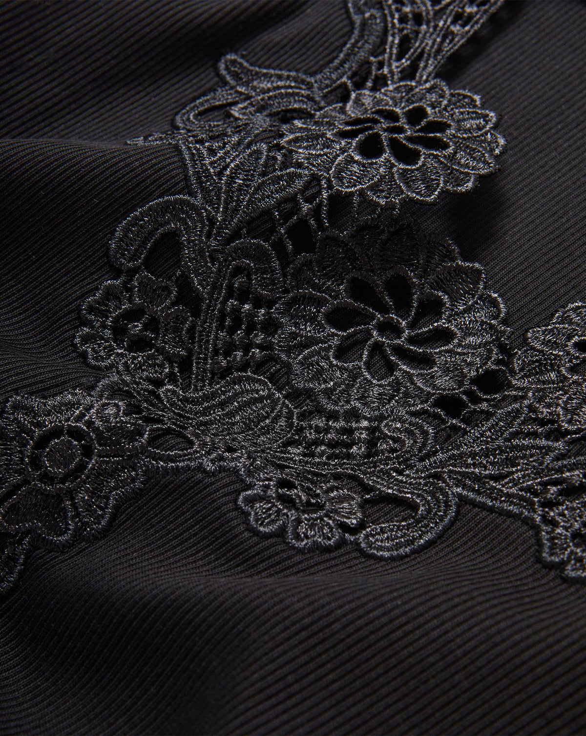 Veronica Beard | Narcisa Embroidered Tank Top in Black Black