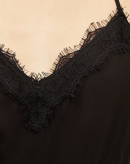 Veronica Beard | Ciarlo Lace-Trim Top Black