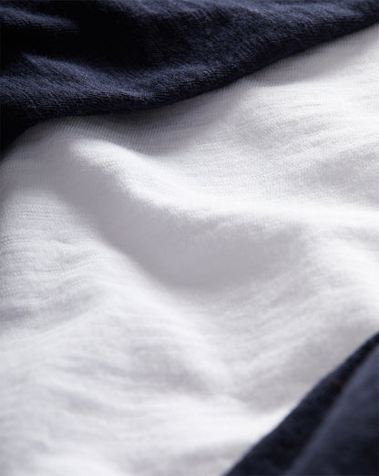 Veronica Beard | Mason Baseball Tee in White/Navy White/Navy