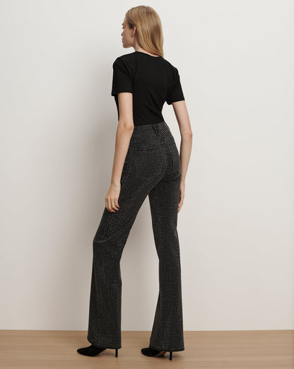 Veronica Beard | Benedict Crewneck Short-Sleeve T-Shirt in Black Black