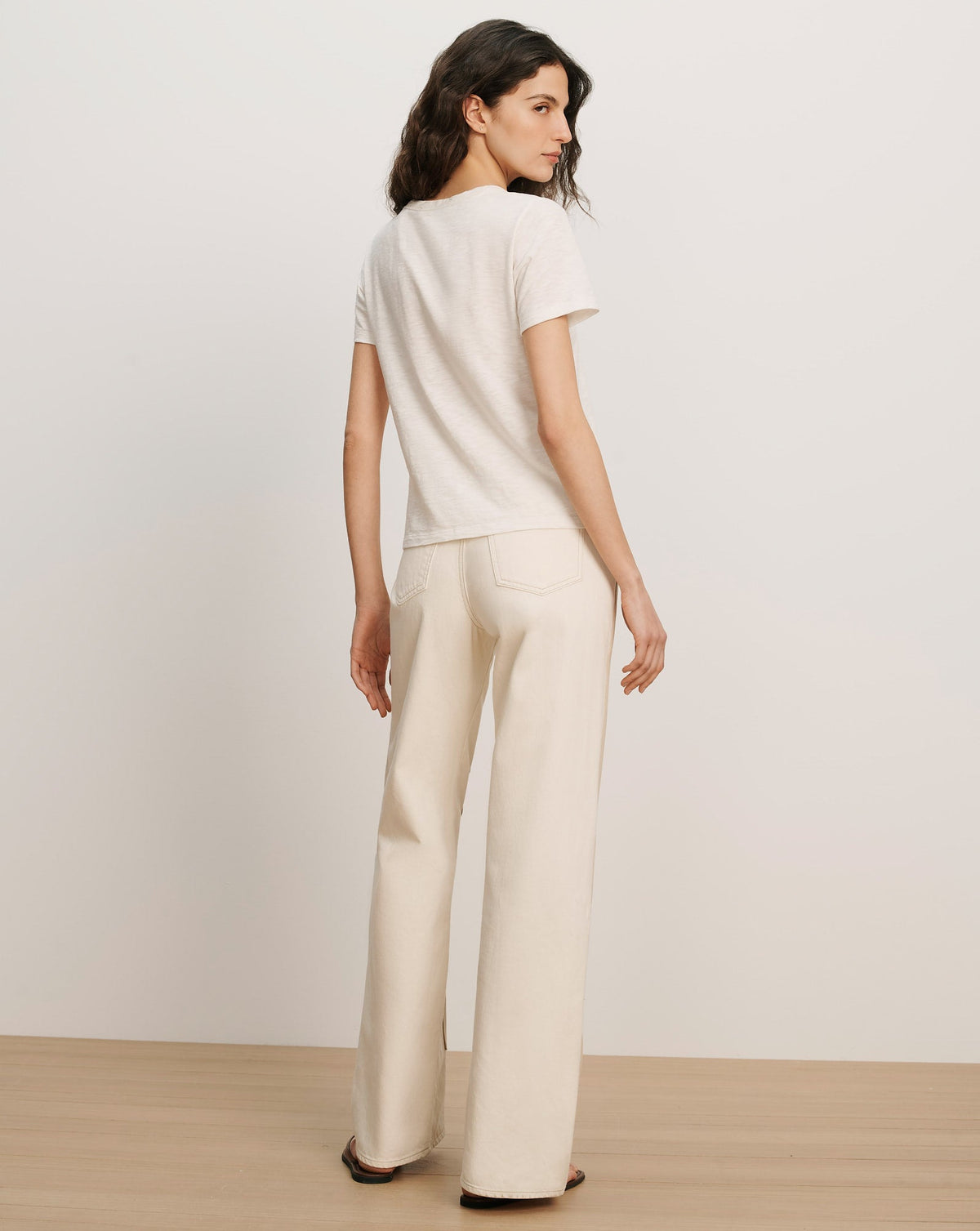 Veronica Beard | Carla Crewneck T-Shirt in White White