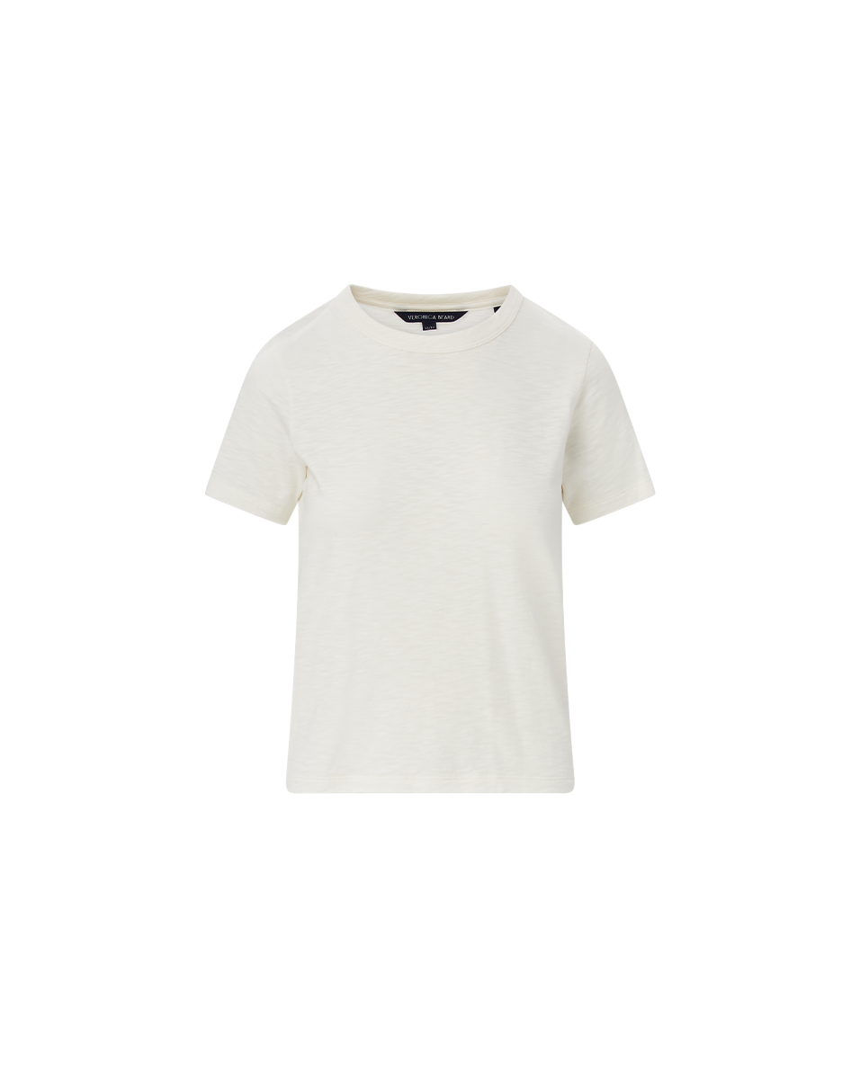 Veronica Beard | Carla Crewneck T-Shirt in White White