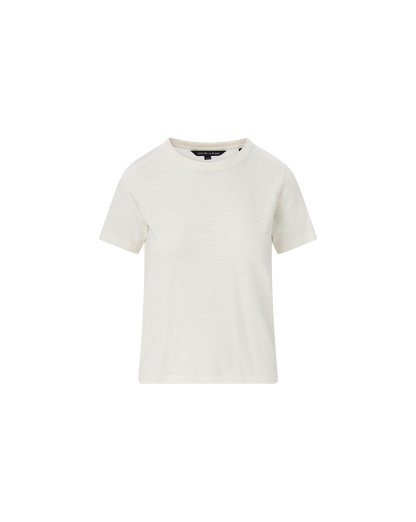 Veronica Beard | Carla Crewneck T-Shirt in White White