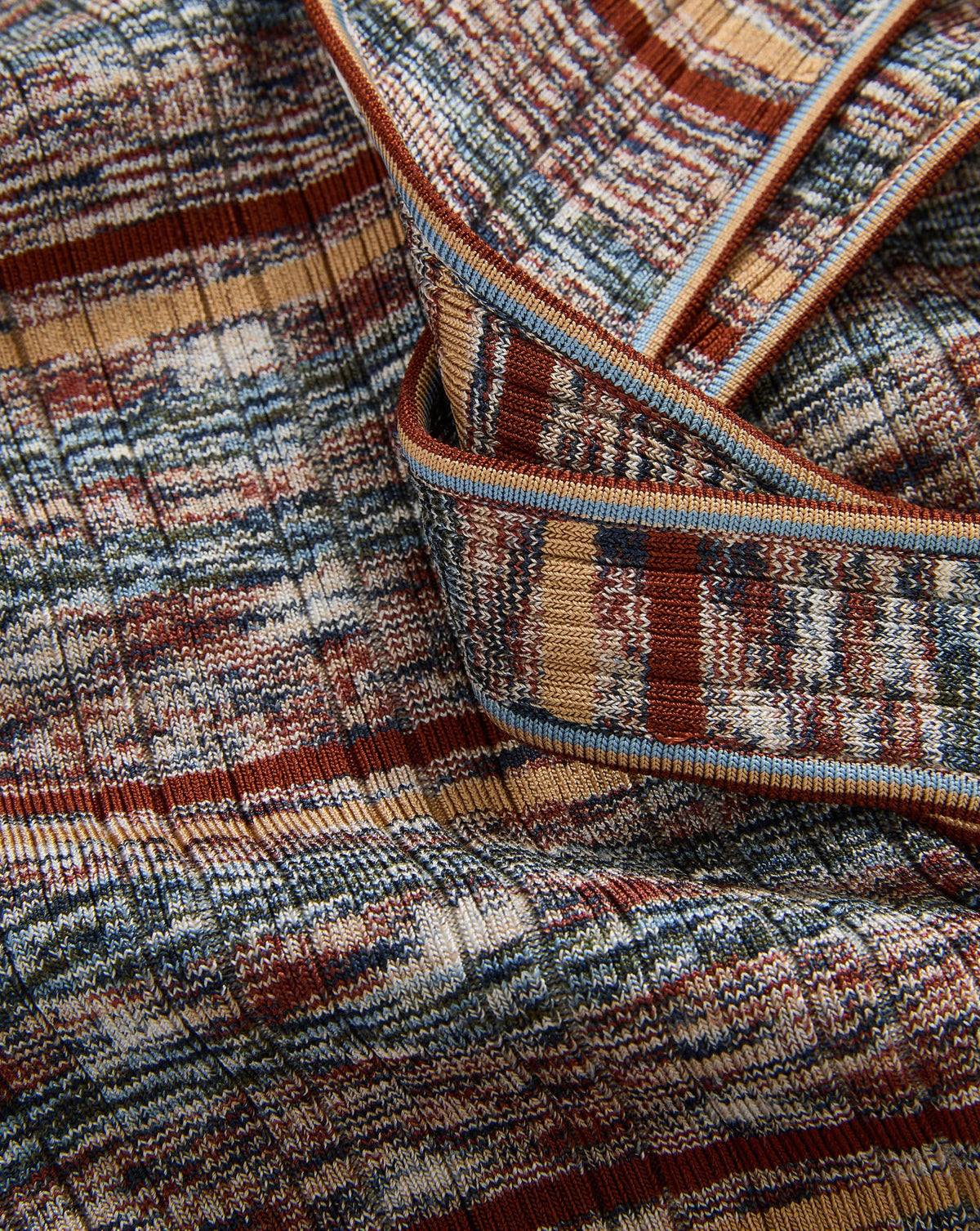 Veronica Beard | Sandra Knit Tank Top in Rust Multi-Color Rust Multi