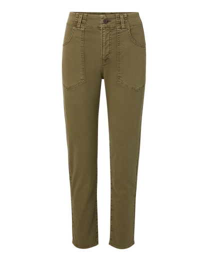 Veronica Beard | Arya Straight-Leg Pant in Army Army