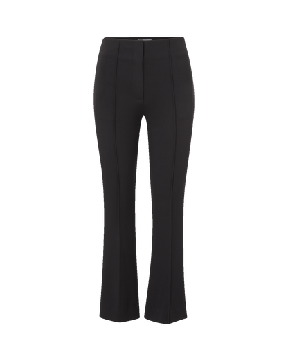 Veronica Beard | Kean Slim-Leg Cropped Pant in Black Black