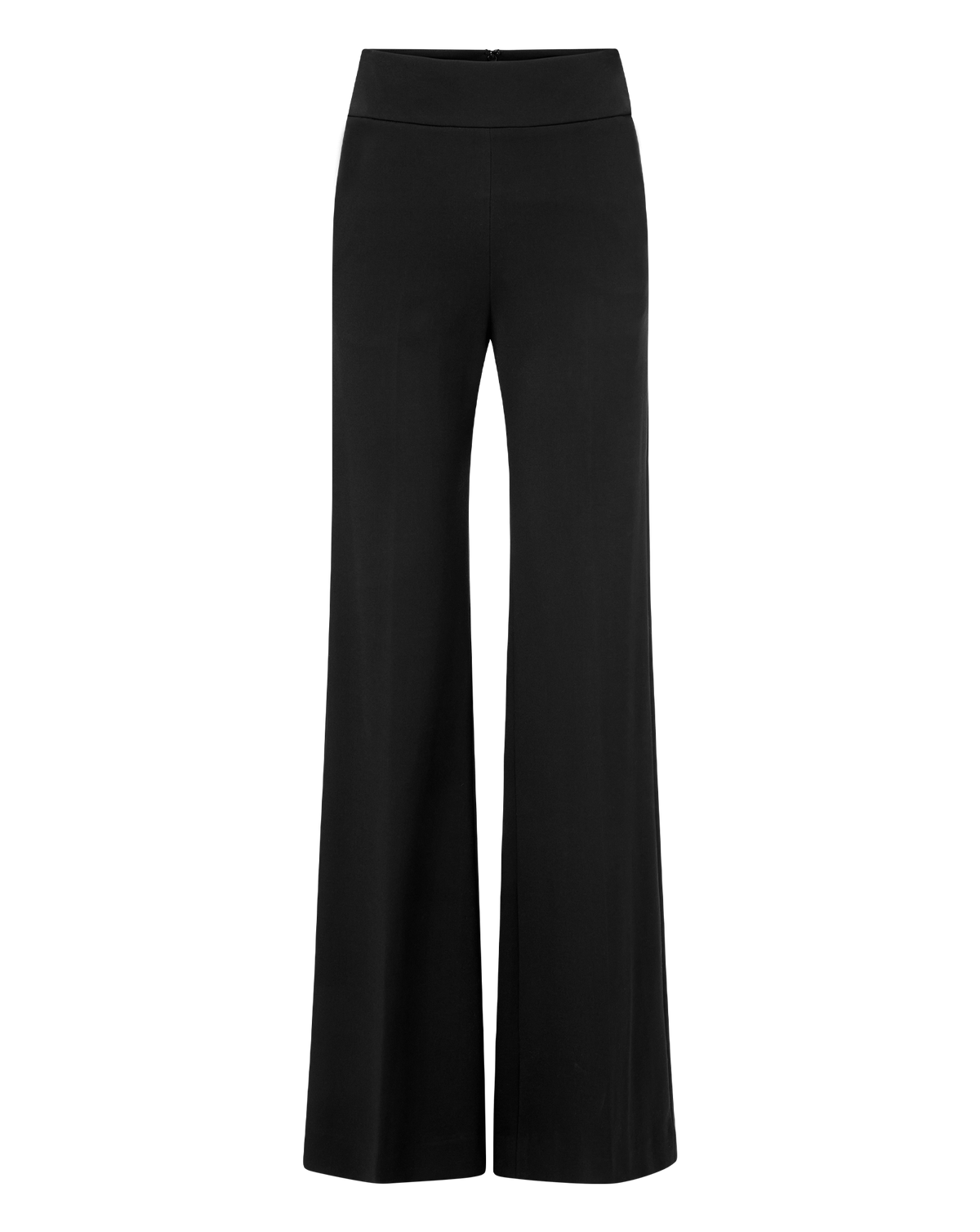 Veronica Beard | Kalinda Wide-Leg Ponte Pant in Black Black