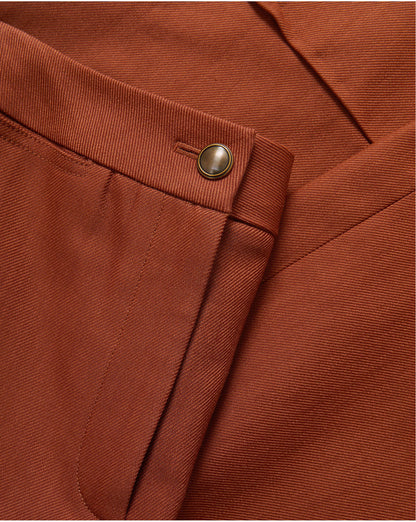 Veronica Beard | Darrell Wide-Leg Pant in Rust Rust