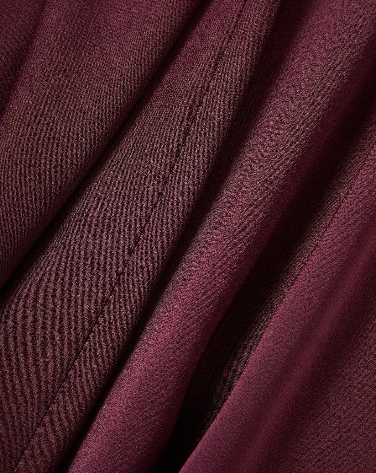 Veronica Beard | Braddock Wide-Leg Pant in Burgundy Satin Raisin Raisin