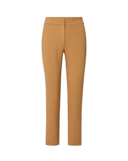 Veronica Beard | Renzo Cropped Slim-Leg Clean Waistband Pant in Heritage Khaki Heritage Khaki