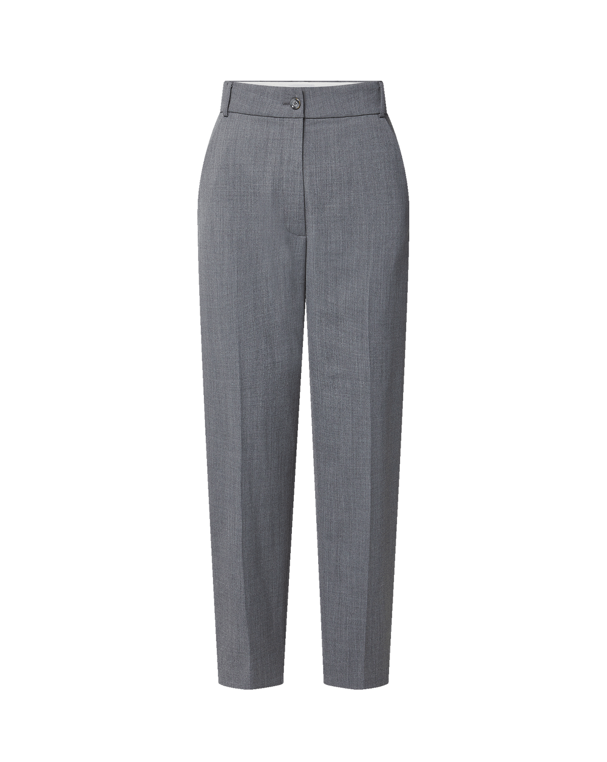 Veronica Beard | Caven Slim Cropped Pant in Medium Heather Grey Medium Heather Grey
