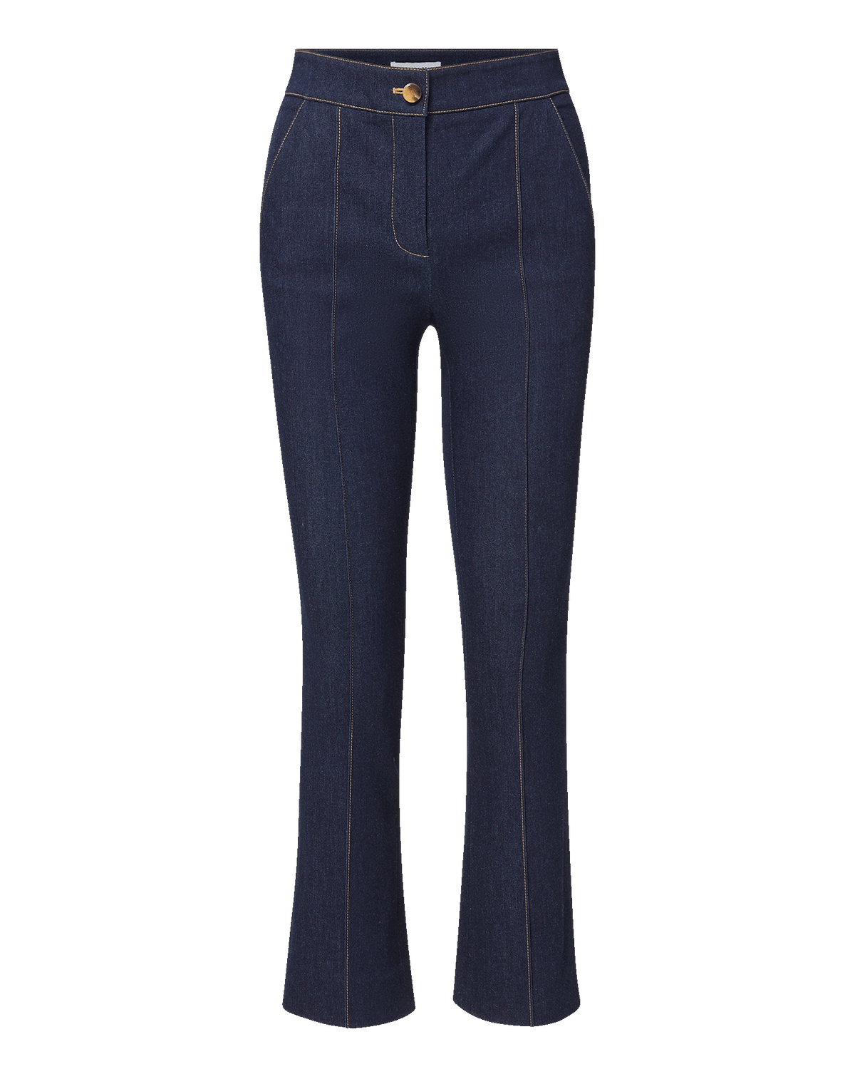 Veronica Beard | Kimra Denim Kick-Flare Pant in Dark Blue Midnight Wash