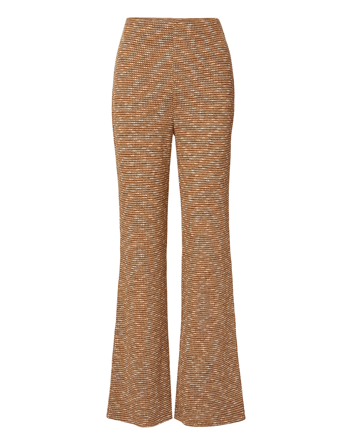 Veronica Beard | Yadira Wide-Leg Pant in Tan Melange Acorn Melange