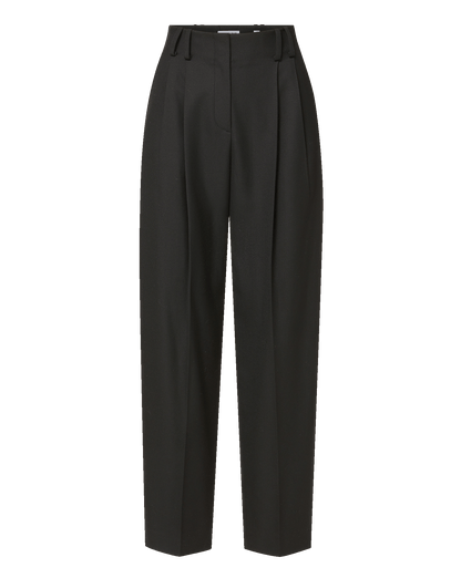 Veronica Beard | Whitlock Barrel Pant in Black Black