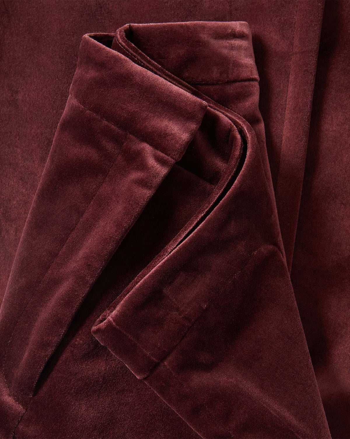 Veronica Beard | Gracie Velvet Flare Pant in Burgundy Burgundy