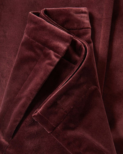Veronica Beard | Gracie Velvet Flare Pant in Burgundy Burgundy