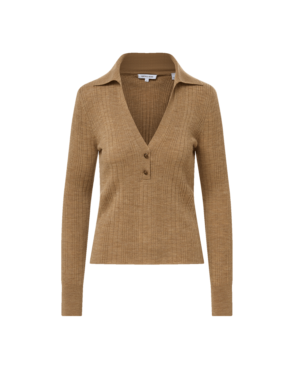 Veronica Beard | Rouni Merino Wool Pullover in Dark Khaki Dark Khaki