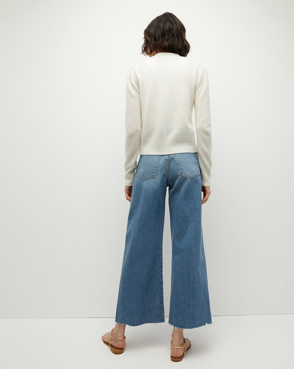 Veronica Beard | Solene Cashmere Cardigan in Ivory Ivory