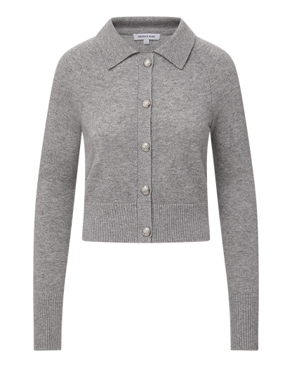 Veronica Beard | Cheshire Cashmere Cardigan in Heather Grey Heather Grey