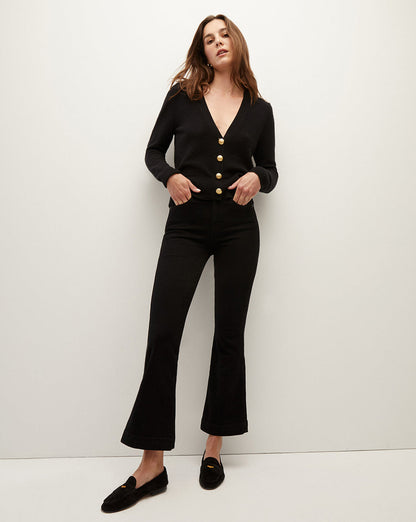 Veronica Beard | Solene Cashmere Cardigan Black