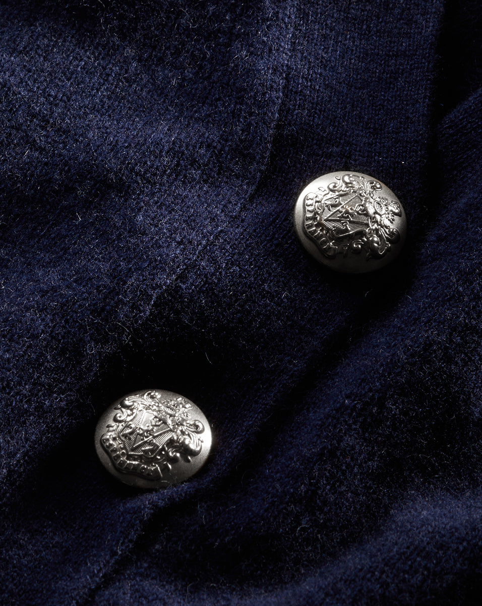 Veronica Beard | Solene Cashmere Cardigan Navy