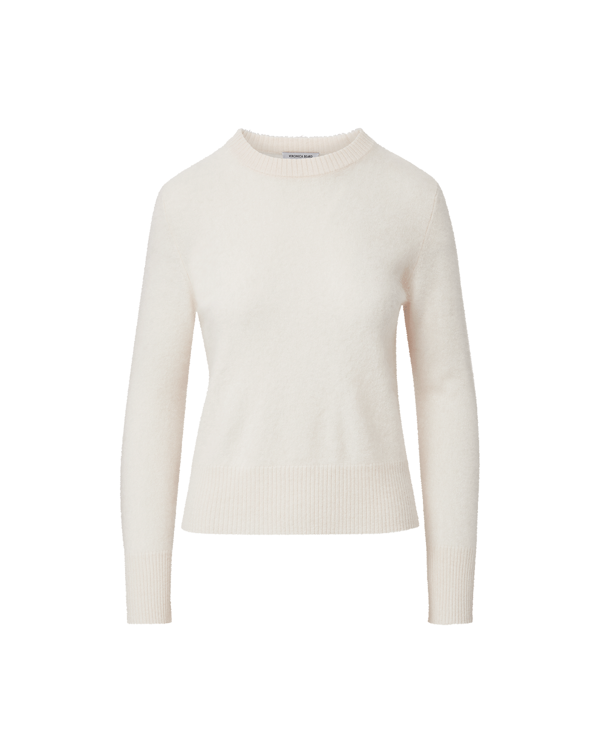 Veronica Beard | Pippen Brushed Cashmere Pullover in Ivory Ivory