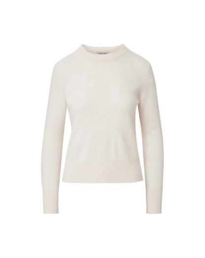 Veronica Beard | Pippen Brushed Cashmere Pullover in Ivory Ivory