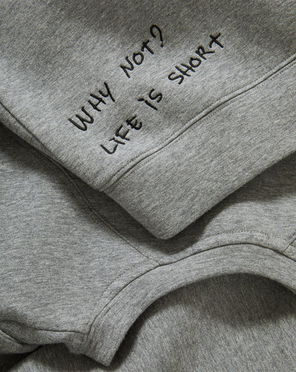 Veronica Beard | Beaumont Embroidered Sweatshirt in Light Heather Grey Light Heather Grey/Wn